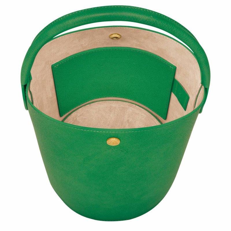 Green Longchamp Leather Bags Épure S Bucket Bag Green - Leather Women - Image 5