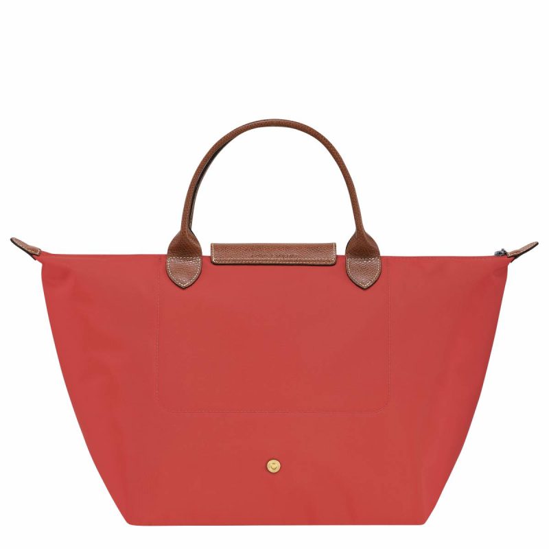 Handbags Le Pliage Original M Handbag Tomato - Recycled Canvas Tomato Women Longchamp - Image 2