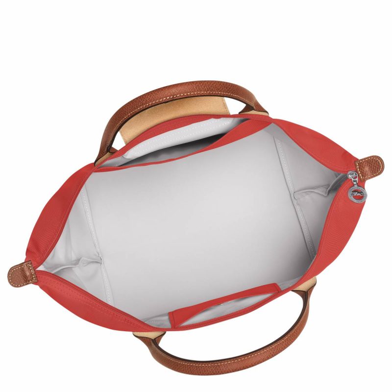 Handbags Le Pliage Original M Handbag Tomato - Recycled Canvas Tomato Women Longchamp - Image 3
