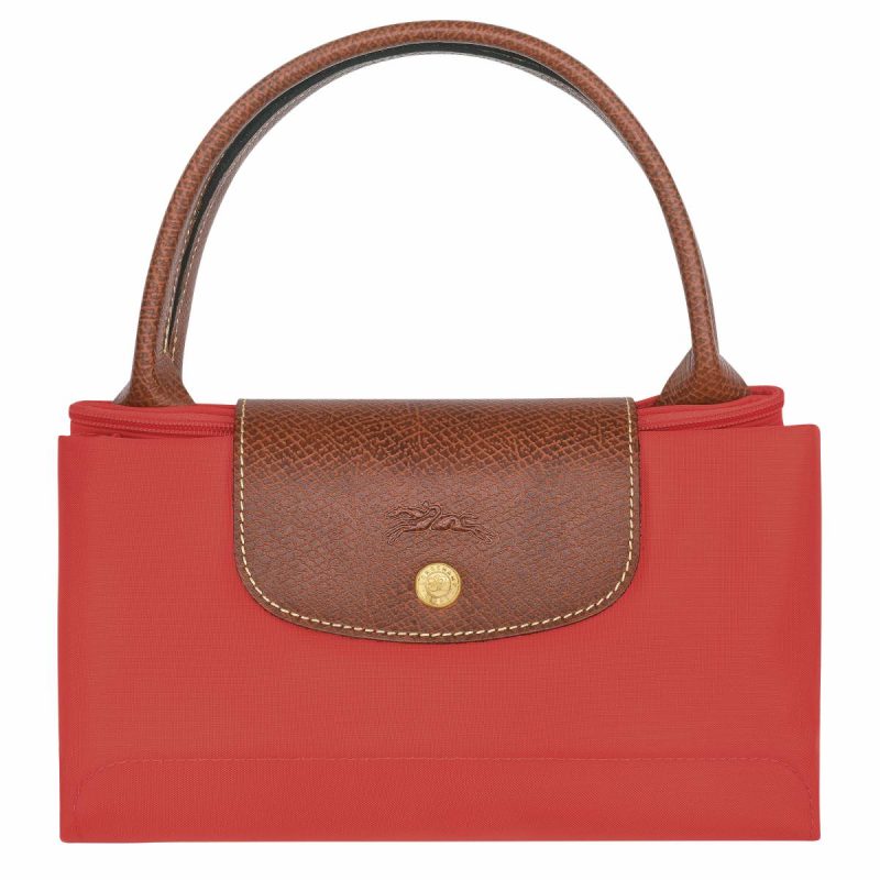 Handbags Le Pliage Original M Handbag Tomato - Recycled Canvas Tomato Women Longchamp - Image 5