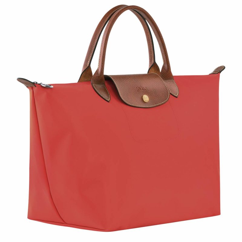 Handbags Le Pliage Original M Handbag Tomato - Recycled Canvas Tomato Women Longchamp