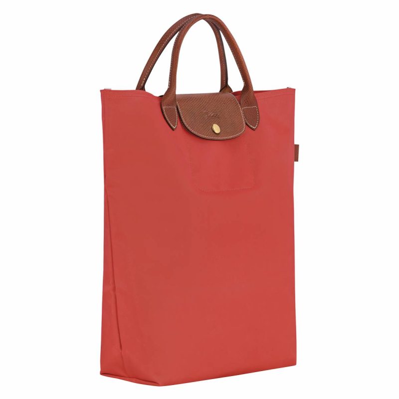 Handbags Tomato Le Pliage Original M Tote Bag Tomato - Canvas Women Longchamp - Image 3