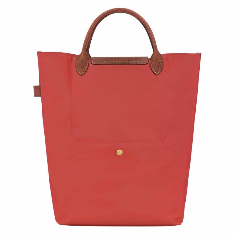 Handbags Tomato Le Pliage Original M Tote Bag Tomato - Canvas Women Longchamp - Image 4