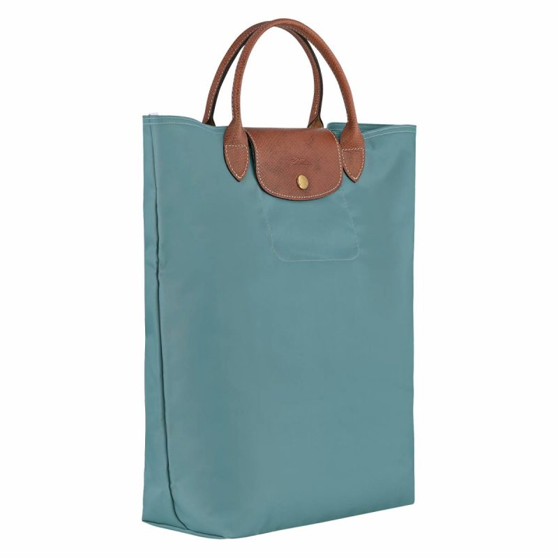 Handbags Women Eucalyptus Le Pliage Original M Tote Bag Eucalyptus - Canvas Longchamp - Image 3