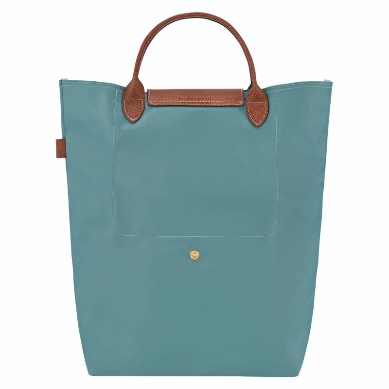 Handbags Women Eucalyptus Le Pliage Original M Tote Bag Eucalyptus - Canvas Longchamp - Image 4