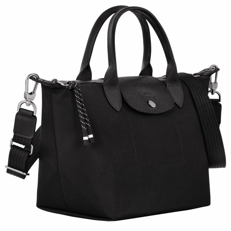 Handbags Women Longchamp Black Le Pliage Energy S Handbag Black - Recycled Canvas - Image 2