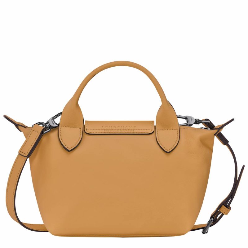 Honey Le Pliage Xtra Xs Handbag Honey - Leather Women Longchamp Leather Bags - Image 4