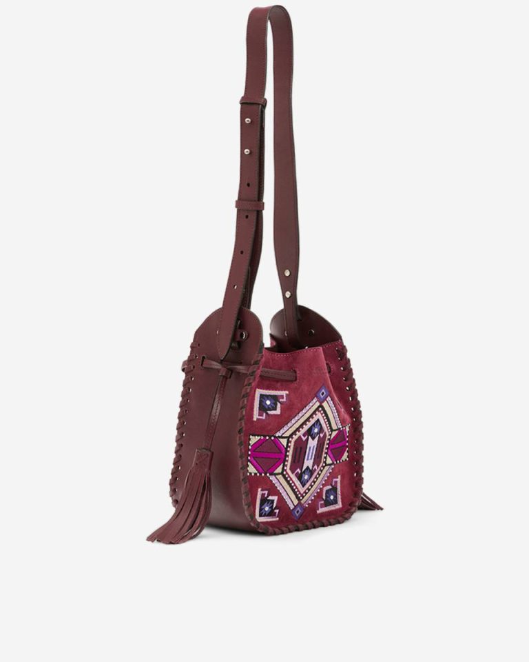 Isabel Marant Crossbody Bags Mini Silao Bag Women Raspberry - Image 2
