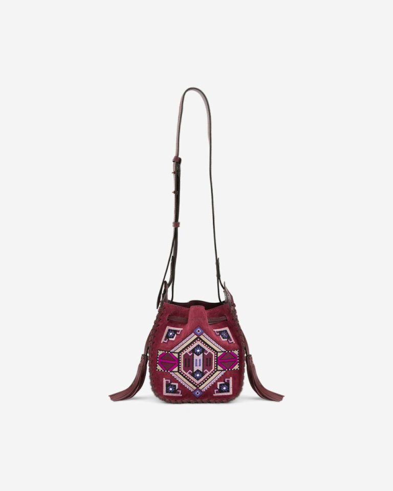 Isabel Marant Crossbody Bags Mini Silao Bag Women Raspberry