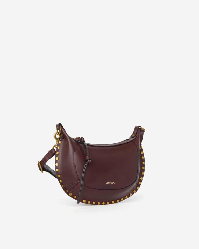 Isabel Marant Crossbody Bags Oskan Moon Bag Women Burgundy - Image 3