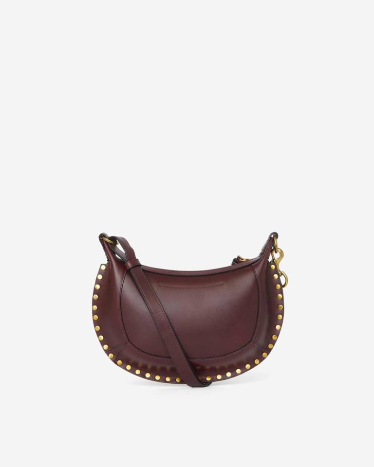 Isabel Marant Crossbody Bags Oskan Moon Bag Women Burgundy - Image 4