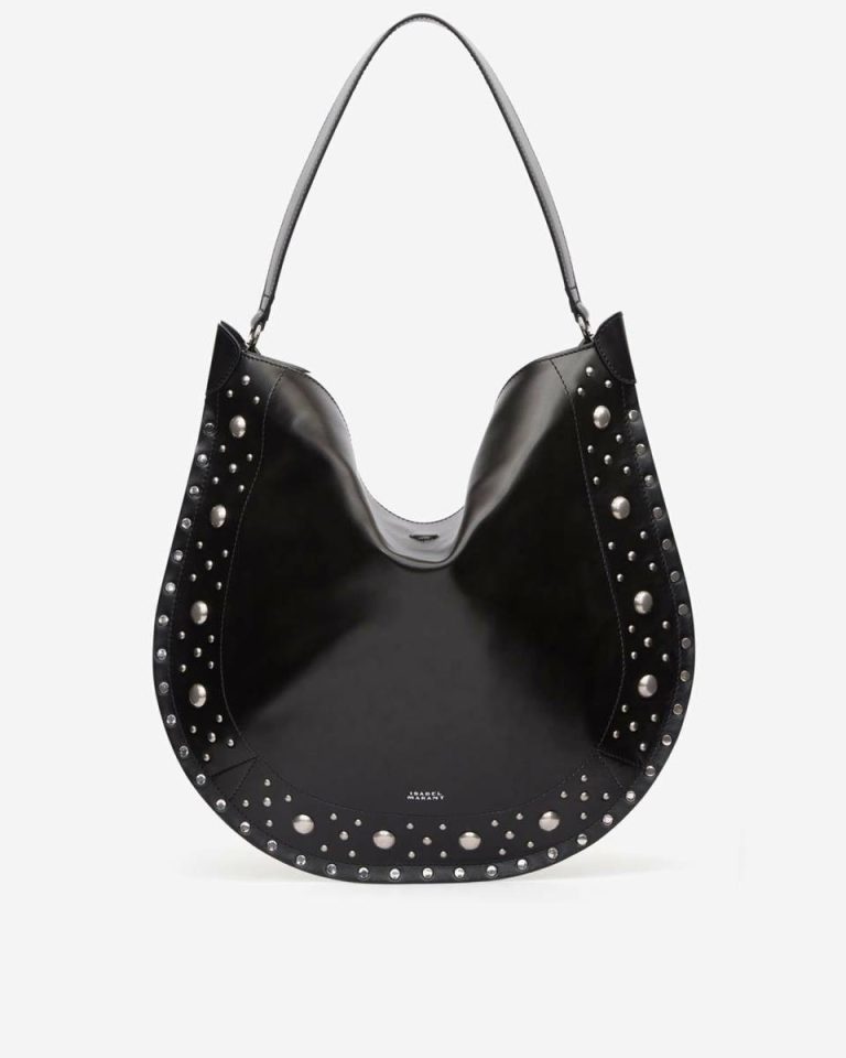 Isabel Marant Oskan Hobo Soft Bag Women Black Shoulder Bags