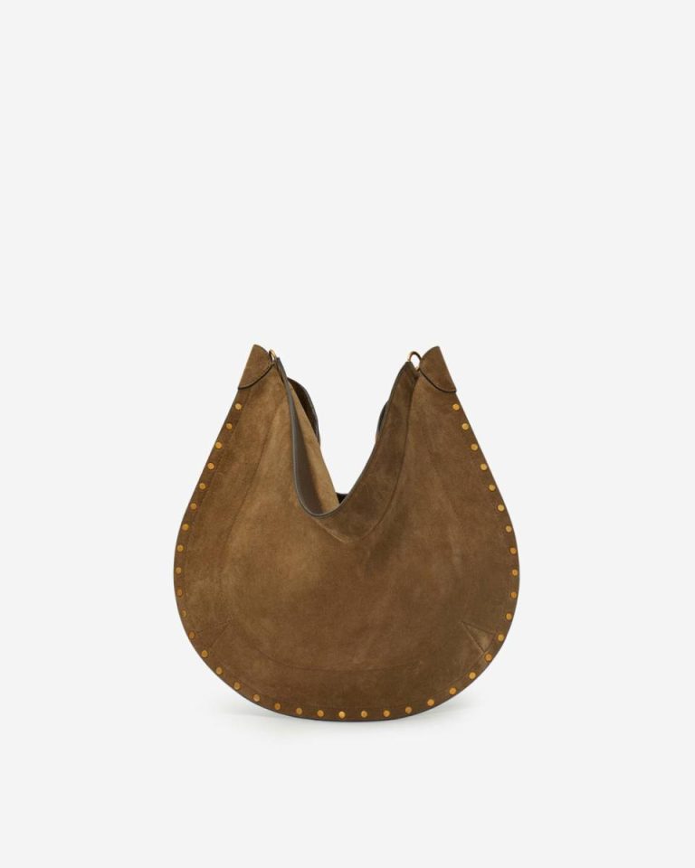 Isabel Marant Oskan Hobo Soft Bag Women Shoulder Bags Light Bronze - Image 2
