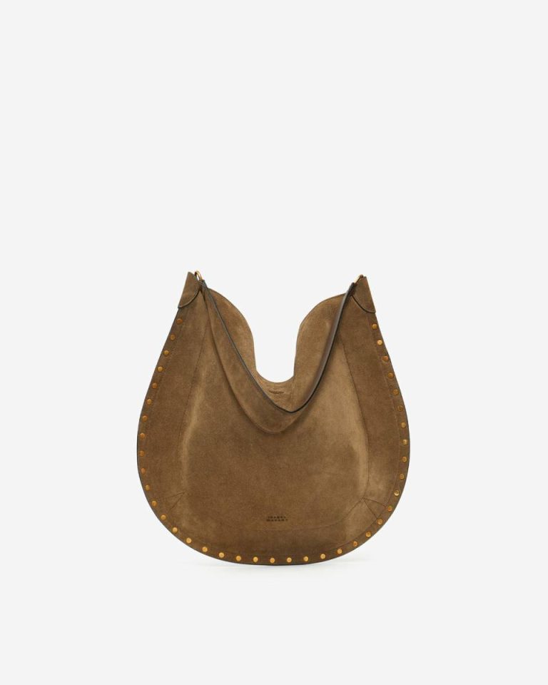 Isabel Marant Oskan Hobo Soft Bag Women Shoulder Bags Light Bronze