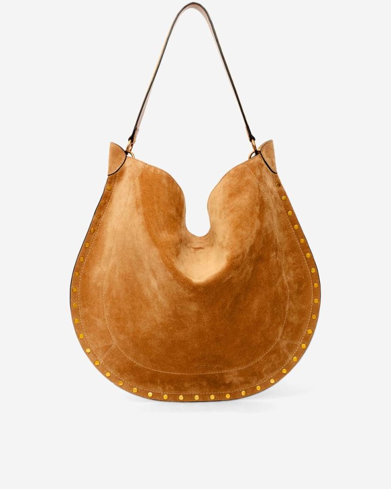 Isabel Marant Shoulder Bags Oskan Hobo Soft Bag Cognac Women
