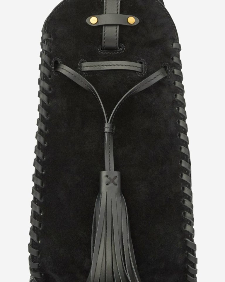 Isabel Marant Women Black Silao Bag Crossbody Bags - Image 4