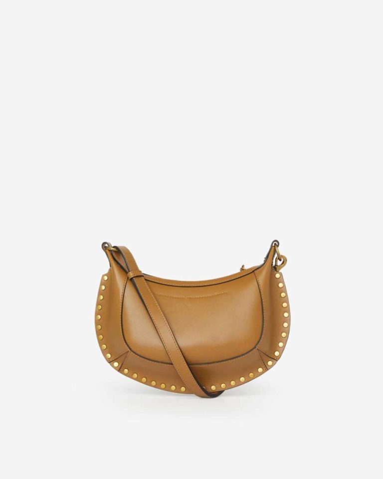 Isabel Marant Women Crossbody Bags Oskan Moon Bag Khaki - Image 2