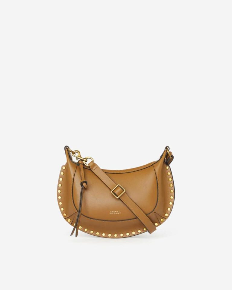 Isabel Marant Women Crossbody Bags Oskan Moon Bag Khaki - Image 3