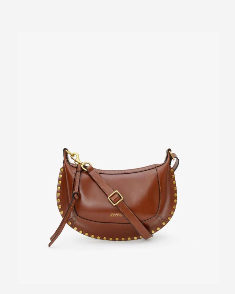Isabel Marant Women Oskan Moon Bag Crossbody Bags Cognac