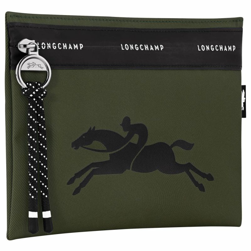 Khaki Pouches & Cases Longchamp Le Pliage Energy Pouch Khaki - Canvas Women - Image 2
