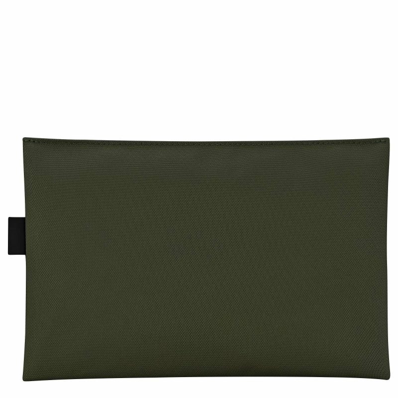 Khaki Pouches & Cases Longchamp Le Pliage Energy Pouch Khaki - Canvas Women - Image 3