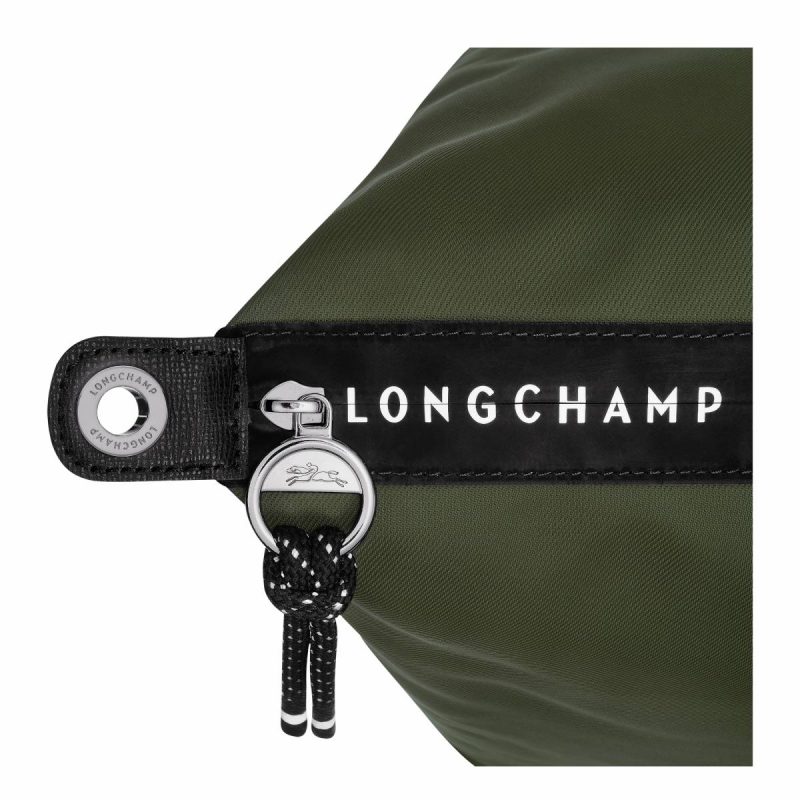 Khaki Women Le Pliage Energy L Travel Bag Khaki - Recycled Canvas Travel Bags Longchamp - Image 5
