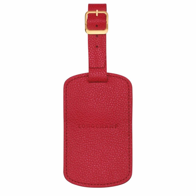 Le Foulonné Luggage Tag Love - Leather Women Longchamp Love Travel Accessories