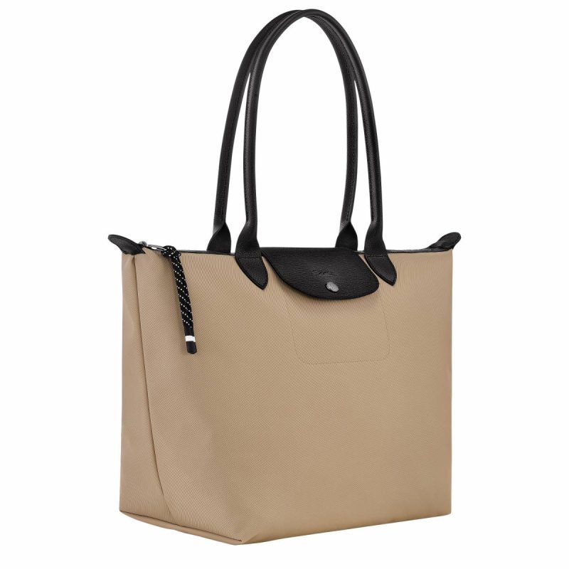 Le Pliage Energy L Tote Bag Clay - Recycled Canvas Women Shoulder Bags Longchamp Clay - Image 2