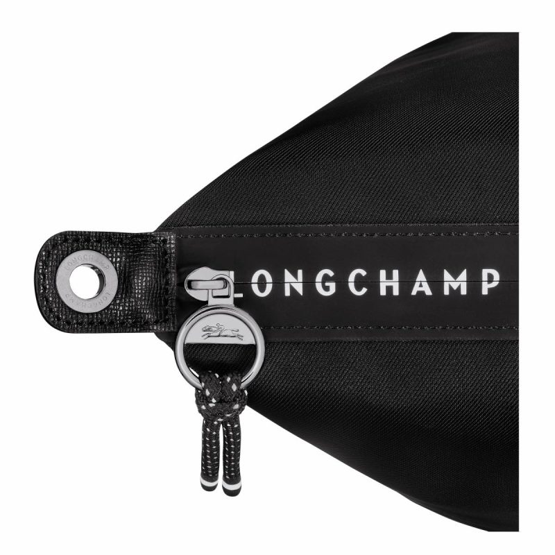 Le Pliage Energy L Travel Bag Black - Recycled Canvas Women Longchamp Black Travel Bags - Image 5