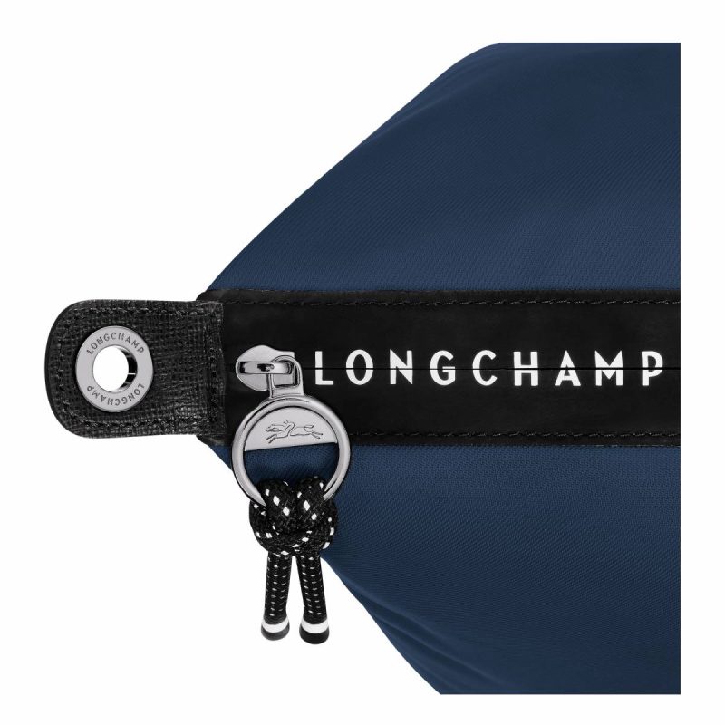 Le Pliage Energy L Travel Bag Navy - Recycled Canvas Navy Travel Bags Women Longchamp - Image 4