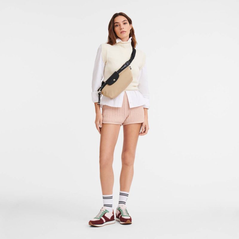 Le Pliage Energy M Belt Bag Clay - Canvas Women Clay Longchamp Belt Bags - Image 2