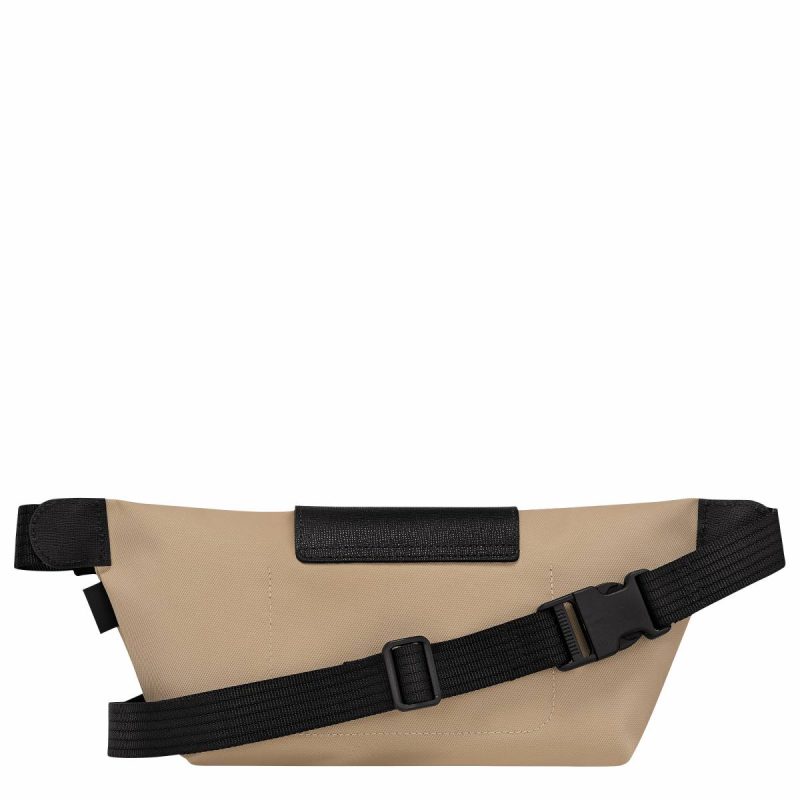 Le Pliage Energy M Belt Bag Clay - Canvas Women Clay Longchamp Belt Bags - Image 4
