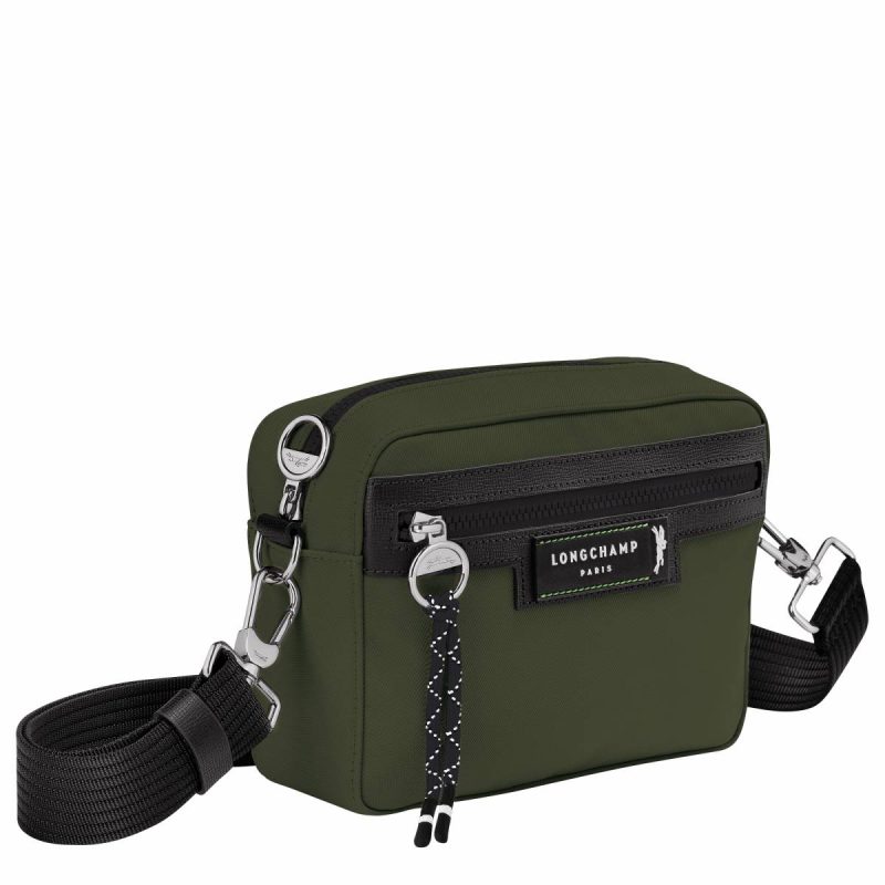 Le Pliage Energy S Camera Bag Khaki - Recycled Canvas Khaki Longchamp Crossbody Bags Women - Image 2