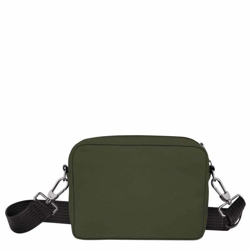 Le Pliage Energy S Camera Bag Khaki - Recycled Canvas Khaki Longchamp Crossbody Bags Women - Image 3