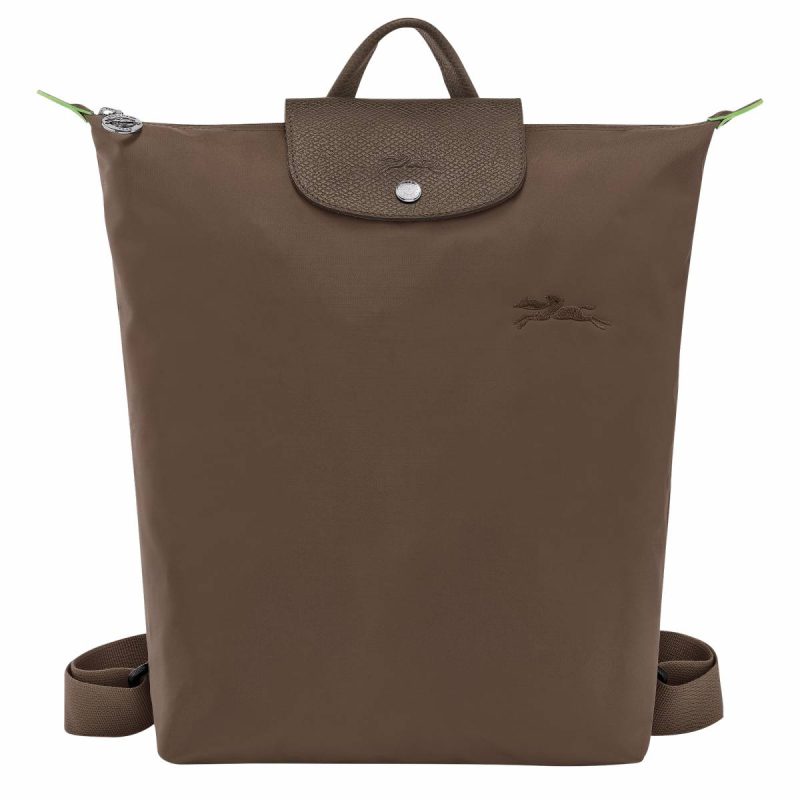 Le Pliage Green M Backpack Terra - Canvas Terra Longchamp Women Backpacks