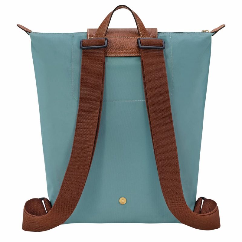 Le Pliage Original M Backpack Eucalyptus - Canvas Eucalyptus Longchamp Women Backpacks - Image 4