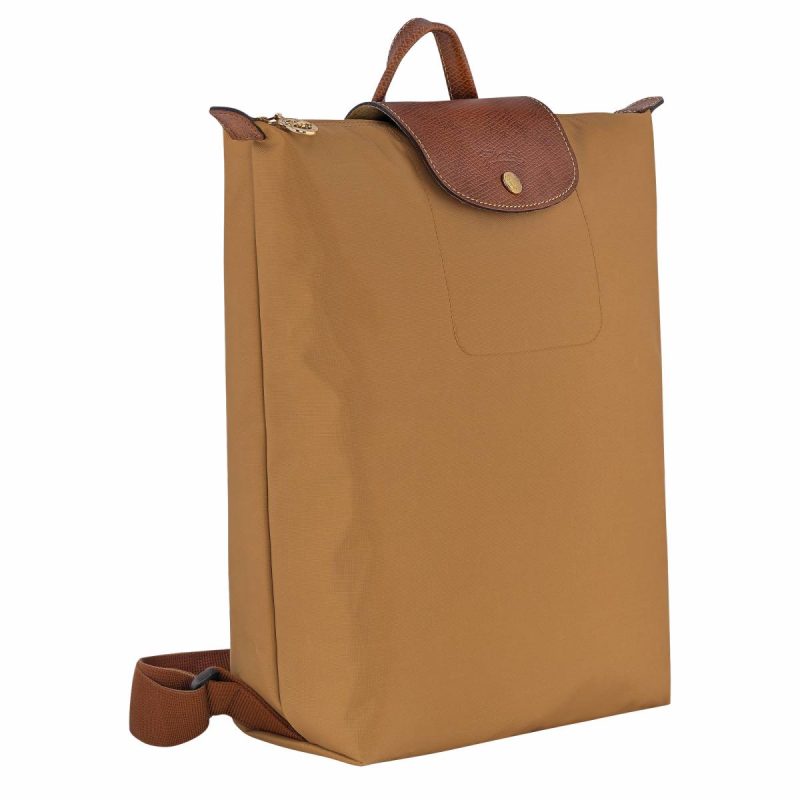 Le Pliage Original M Backpack Fawn - Canvas Backpacks Women Longchamp Fawn - Image 3