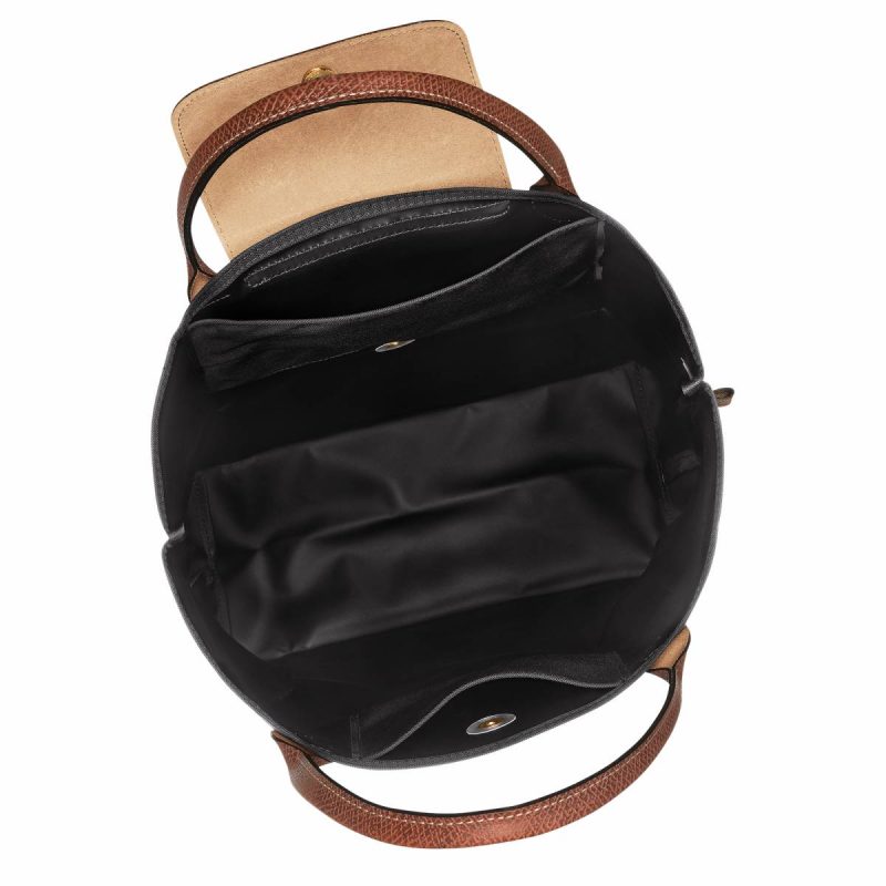 Le Pliage Original M Tote Bag Black - Canvas Women Longchamp Black Handbags - Image 5