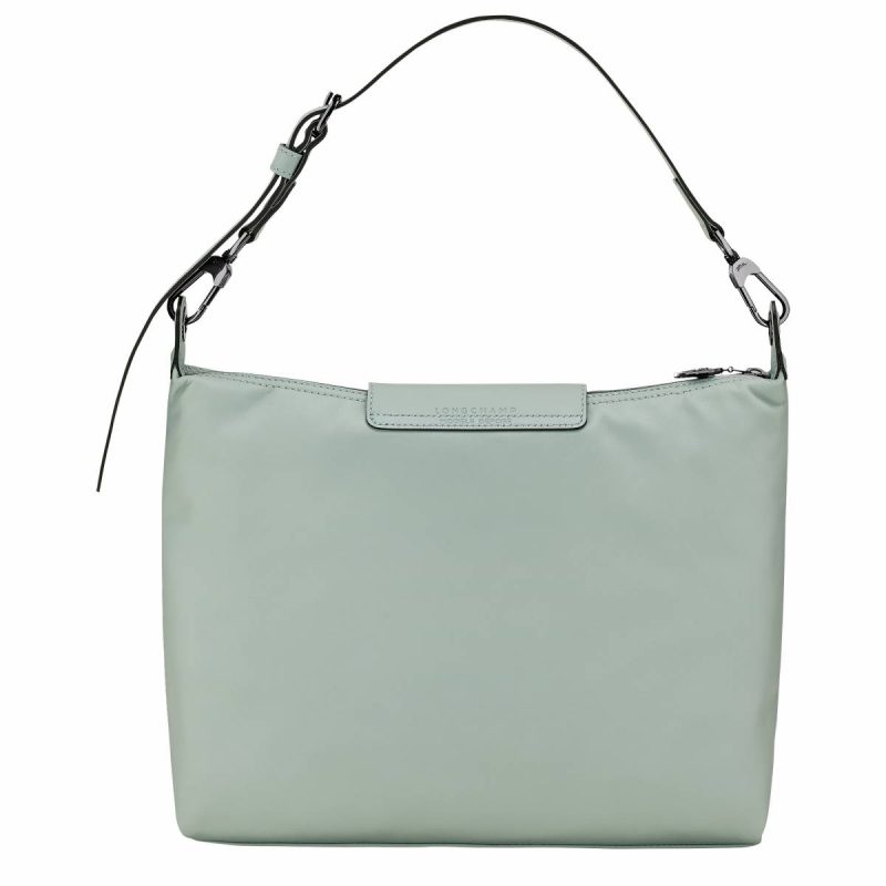 Le Pliage Xtra M Hobo Bag Vervain - Leather Vervain Leather Bags Longchamp Women - Image 4