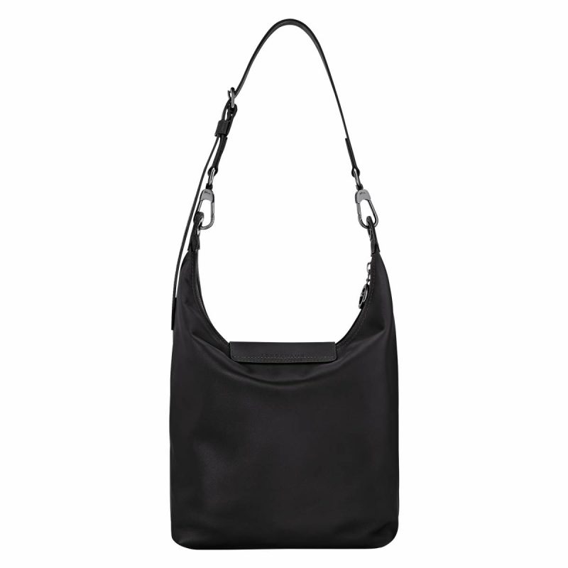 Le Pliage Xtra M Shoulder Bag Black - Leather Leather Bags Women Longchamp Black - Image 4