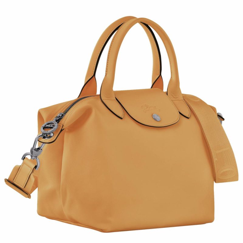 Le Pliage Xtra S Handbag Honey - Leather Longchamp Honey Women Leather Bags - Image 2