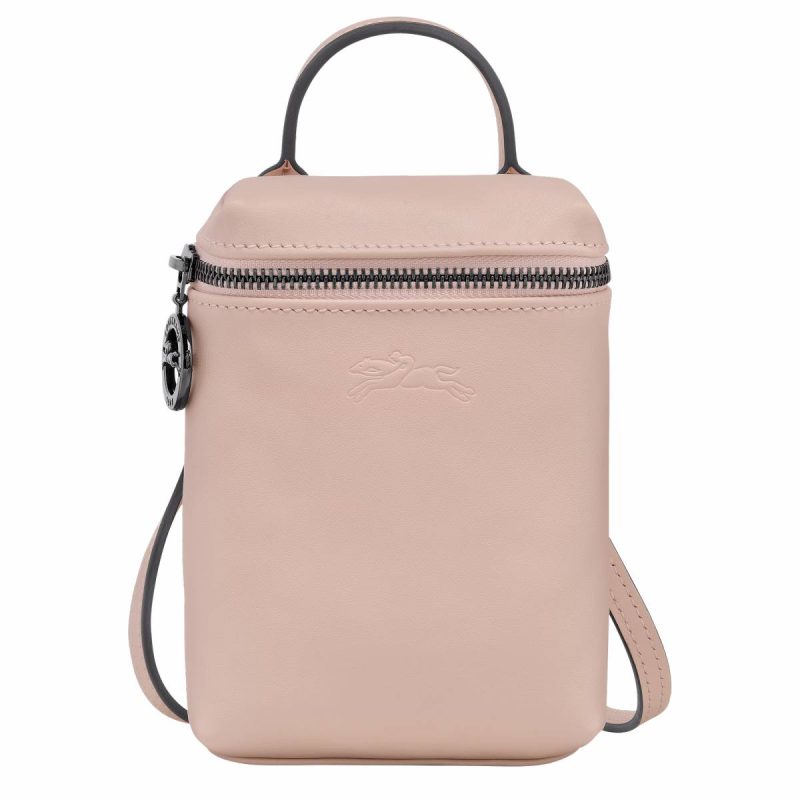 Le Pliage Xtra Xs Crossbody Bag Nude - Leather Longchamp Leather Bags Women Nude