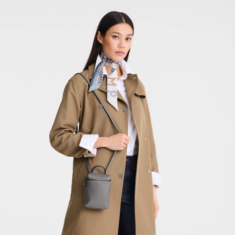 Le Pliage Xtra Xs Crossbody Bag Turtledove - Leather Leather Bags Longchamp Women Turtledove - Image 2