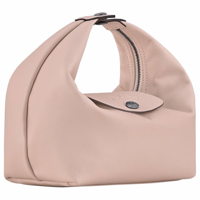 Le Pliage Xtra Xs Handbag Nude - Leather Longchamp Nude Women Leather Bags - Image 3