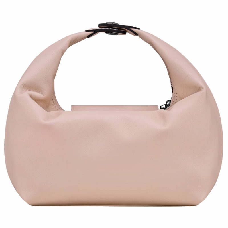 Le Pliage Xtra Xs Handbag Nude - Leather Longchamp Nude Women Leather Bags - Image 4