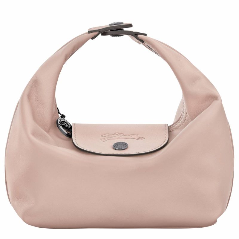 Le Pliage Xtra Xs Handbag Nude - Leather Longchamp Nude Women Leather Bags