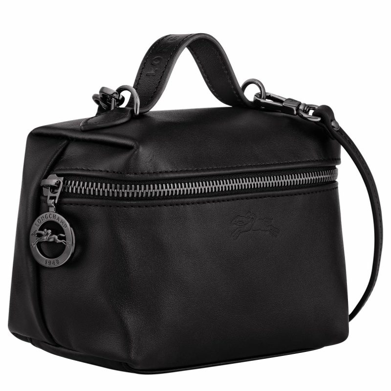 Le Pliage Xtra Xs Vanity Black - Leather Leather Bags Women Longchamp Black - Image 3
