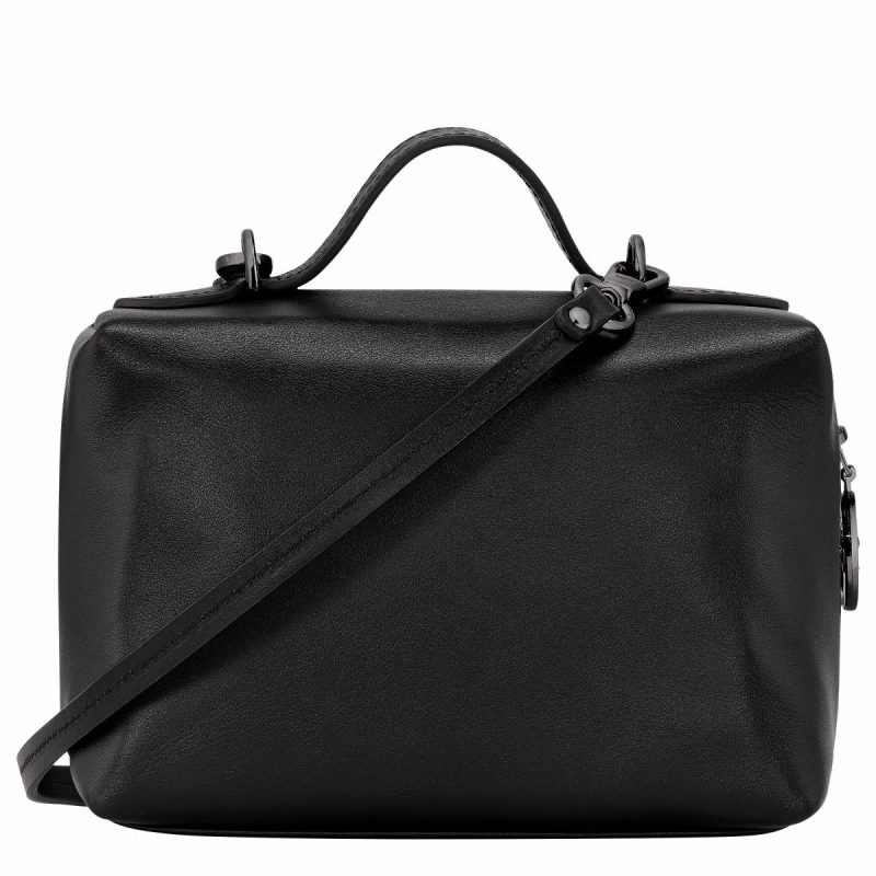 Le Pliage Xtra Xs Vanity Black - Leather Leather Bags Women Longchamp Black - Image 4