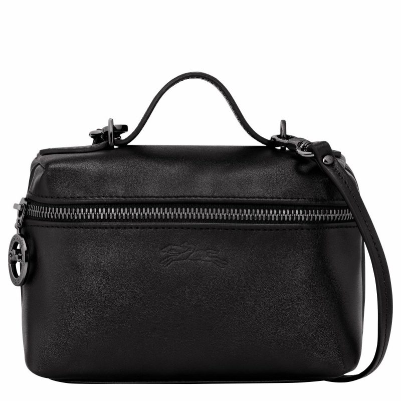 Le Pliage Xtra Xs Vanity Black - Leather Leather Bags Women Longchamp Black