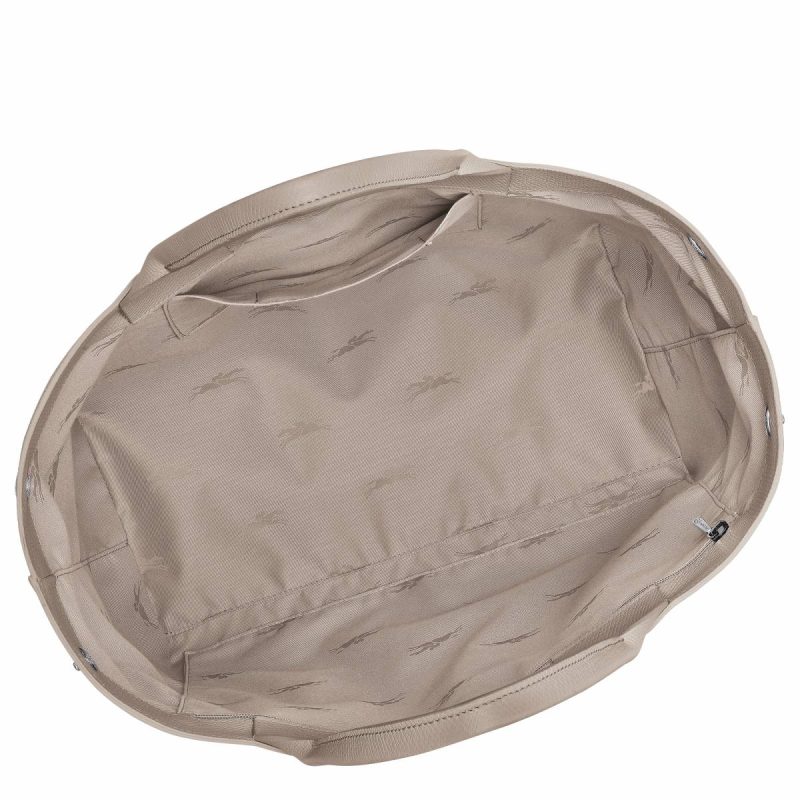 Le Roseau L Handbag Clay - Leather Leather Bags Longchamp Women Clay - Image 5